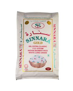 Sinnara Gold 1121 Steam Indian Basmati Rice-20 KG